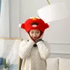 Action Toy Figures Cartoon Sesame Street Cosplay Decorative Hat Kawaii Style Spoof Headgear Cute Funny Po Props Warm Hat 230626