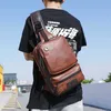 Borsa da cintura da uomo alla moda Borsa a tracolla casual Borsa a tracolla per sport all'aria aperta Borsa a tracolla di grande capacità 230615