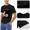 Erkek Tankı Üstleri Lucifer - Merry Christmas T-Shirt Kısa Kore Moda Komik T Shirt Erkek Egzersiz Gömlek