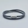 Браслеты с подвесками Milan Rope Bracelet Homme Magnet Braclet из нержавеющей стали Мужской подарок для него Открытый кемпинг Ювелирные аксессуары Pulseras