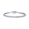 Designer Sieraden Miami Hip Hop 925 Sterling Zilver 2mm 3mm 4mm 5mm D VVS Moissanite Tennis ketting Armband Ketting