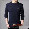 Men'S Sweaters Man With Budge Sweatshirts Mens Jumpers Hoodies Plover Sweatshirt Men Tops Knit Sweater Asian Size S3Xl Drop Delivery Dh4Pv