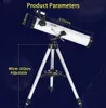 망원경 쌍안경 875배 줌 Tescope Astronomic Professional 1.25인치 새로운 업그레이드 HD 나이트 비전 딥 스페이스 스타 뷰 달 유성우 HKD230627