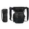 Multi-function Bags Outdoor Leg Bag Waist Bag Waterproof Mountaineering High Strength Durable Tactical Military Drop Leg Bag With Water Bottle CaseHKD230627