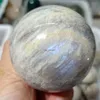 Decorative Objects Figurines NATURAL MOONSTONE BALL CRYSTAL ENERGY HOME DECORATION CRAFT GIFT REIKI HEALING