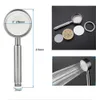 Bathroom Shower Heads High Pressure 304 Stainless Brushed Round ECO Functions Filter Faucet Accessory Bathroom Held Shower Head R230627