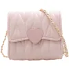 Borsette Fashion Heart Neonate Piccole borse a tracolla Portamonete per bambini Accessori Borse Mini borsa a tracolla quadrata per bambini adorabili 230626