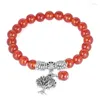 Brin 8mm naturel rouge Onyx pierre gemme perles Bracelets arbre de vie rond Mala chapelet guérison cristal cornaline bijoux