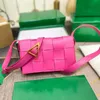 Kobiety torby na ramię zielone designerskie torba crossbody Bag Borka B Oryginalne torebki modowe v luksusowy skórki kupujący tkany torebka mesyger 230627