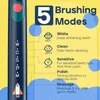 Toothbrush Seago Kids Electric for 6Years 5 Modes Rechargeable IPX7 Waterproof Power Sonic Replacement Head SG2303 230627