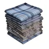 Handdoeken 10 stks vierkante plaid streepzak voor trouwfeest restaurant dames zakdoek handdoek katoenen zakdoeken voor mannen
