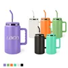 De gros! 5 Couleurs Sublimation 50 oz Gobelets Avec Poignée Double Paroi Vide Tasses 50 oz Voyage Tasses B0071