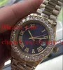 3 Stil hochwertiger Männergelenkwache 18k Gelbgold 116300 Roman Diamond Dial Asia 2813 Bewegung Mechanische automatische Herrenuhren