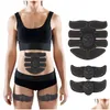 Smart Health Products EMS Abdominal muskelövare Trainer Abs Stimator Fitness Gym klistermärken Pad Body Loss Slimming Masr unisex DR DHMFL