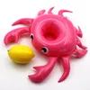 Sand Play Water Fun 15pcs Ne répétant pas Mini fanny Gonflable Rouge Flamingo Flottant Boisson Porte-gobelet Piscine Baignade Beach Party Jouet Boia 230712