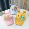 Casquettes Chapeaux Printemps Été Enfants Bande Dessinée Casquette De Baseball Avec Oreille Animal Grenouille Lapin Ours Enfants Bonnet Bébé Chapeau De Soleil Pour Garçon Fille 230626