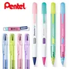 Lápis 5/9pcs Pentel Technick Sidepress Lápis mecânicos 0,5 mm clique em estados de papelaria material escolar pd205