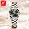 Wysokiej jakości automatyczny mechaniczny zegarek modowy stalowy duży tarczę 27 mm świetliste kobiety luksusowe zegarek solidny klamra złoto zegarki modowe z pudełkiem 9931