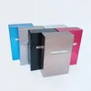 20 Capacity Portable Magnetic Flip Metal Cigarette Case Ultra-thin Creative Factory Direct Sale Smoking Accessories