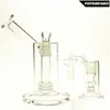 Cachimbo Saml 22,5 cm de altura Matrix Sidecar Glass Bong Hookahs Birdcage Perc Oil Rig Com Ash Catcher Joint Size18,8 Mm Pg5113 Drop Dhvgu