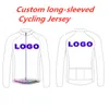 Racing Set Triathlon Suit Cycling Jerseys Competition Grade Custom Design Autumn Long Sleeve 9D Pad Bib Pants Sports Set