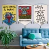 Wandtapijten Originaliteit Graffiti Tapijt Keiths Harings Doek Muur Opknoping Schilderen Muur Polyester Deken Yoga Mat Thuis Slaapkamer Kunst Tapijt 230626