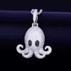 Hanger Kettingen Animal Pctopus Hangers Bling Kubieke Zirkoon Sieraden voor Mannen 230621