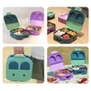 Bento Boxes Bunny Box for Kids Kinderen Student School met Verwijderbare Divider Fiambrera Infantil BPA Gratis Lekvrije Peuters 230627