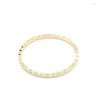 Bangle Hight Polering Classic Simple Style Alloy Circle Inlay Small Clear Crystal for Women Girls Fashion Jewelry Wrist Decor