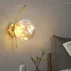 Vägglampor ledde hemljus för sovrum kök vardagsrummet modern lampa bredvid balkong gångbelysning svartgold