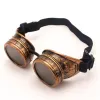 New Unisex Gothic Vintage Victorian Party Favor Style Steampunk Goggles Welding Punk Gothic Glasses Cosplay Wholesale