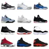 Basketball Mens Shoes 4s 4 University Blue Union Neon Bred Fire Red White Cement 13 Men Sports Women Sneakers Trainers With Box