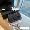 Bolsa de grife Bolsas caviar bolsas crossbody alça grande sabor pele de vaca mini bolsa diamante bolsa casual couro pequeno corpo transversal feminino a bolsa