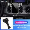 Araba cep telefonu tutucu Mercedes Benz B Sınıfı W246 W242 B180 B200 B250 2012-2019 Otomatik GPS Yerçekimi Standı Navigasyon Braketi