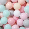 Balon 100 Top 6 Macaron Renkleri Çukur Topları Toksik Olmayan Ücretsiz BPA Top Çukuru için Yumuşak Plastik Toplar Oyun Çadırı Bebek Oyun Evi Havuzu Doğum Günü 230626