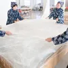 Sängkläder sätter lyxmodern vitrosa handarbete Silkkomforte kinesiska 100Silk Filled Quilts Filtar 100Cotton Cover Accept Custom 230626