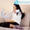 Uchwyt telefonu na szyję na szyję na szyję do samolotu Regulowany stojak na telefon komórkowy z 360 elastyczną tabletką poduszką na szyję