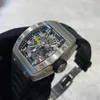 Lüks Miler İsviçre İzle Kutu Paslanmaz Çelik Süperklon Y Saatleri Otomatik Mekanik Kol saatleri Kadınlar RM029 Titanyum Gzam