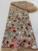 2023 Arabo Aso Ebi Mermaid Champagne Prom Dress Paillettes Pizzo Sera Festa formale Secondo ricevimento Compleanno Abiti di fidanzamento Abito ZJ607