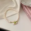 Bracelet brin pour femmes mode perle d'eau douce conception de niche haut de gamme lumière luxe tulipe main chaîne accessoires