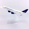 Vliegtuigen Modle 16 CM Legering Vliegtuigen Model 1 400 Boeing B747-400 Model Argentine Airlines Landingsgestel Airbus Metalen Vliegtuig Display Speelgoed Vliegtuig 230626