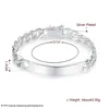 Lien Bracelets DT-H182 925-Sterling-Argent Plaqué Bijoux Pour Femmes En Gros Charme De Mode 8mm Bracelet En Cuir De Vache