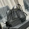 Dames mode décontracté Design Luxury Paris VII Grand sac à passe plat en cuir lisse en cuir bacs de bac à main