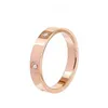 18-karatowy złoty pierścień druciany dla kobiet męskie pierścionki ślubne Otwarty pierścień z diamentowym pierścionkiem z tytułem biżuterii Rose Gold biżuteria dla miłośników Pierścień