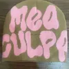 Mea culpas Beanie Y2K dzianinowe czapki dla kobiet mężczyźni para hat ins ins new bonnet zima wełniane kaptura lady kapelusze akcesoria prawe_letter_store