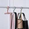 Hooks Plastic Tie Clothes Hook Rotatable Wardrobe Bag Storage Bearing Capacity Rack Nail Free Household Use Creative Simple