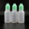 30 ML Double Proof Plastic Dropper Bottles 100PCS With tamper evident & Child Proof Safe Caps vapor squeezable bottle Wsnfk