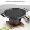 BBQ Grills Mini Barbecue Oven Grill Japans Rookloos Alcohol Fornuis Houten Frame Alcohol Fornuis BBQ Outdoor Roosteren Vlees Barbecue Gereedschap 230626