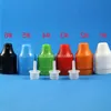 100 Sets/Lot 30ml UNICORN GREEN Plastic Dropper Bottles Child Resistant Tamper Proof Long Thin Tip e Liquid Vapor Juice e-Liquide 30 ml Bulo