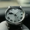 MENS Titta 32mm Automatiska mekaniska klockor Business Wristwatch rostfritt stål Remvattentät klocka